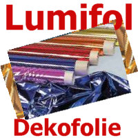 Folie Lumifol silber/si 150cm x 30m Dekofolie B1-Kl