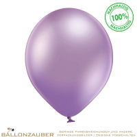 Latexballon Rund violett Glossy 13cm = 5inch Umf. 40cm