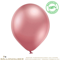 Latexballon Rund rosa Glossy 30cm = 11inch Umf. 95cm