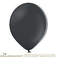 Latexballon Rund Grau Dunkelgrau Farbe 151 Standard/Pastell 30cm = 11inch Umf. 95cm