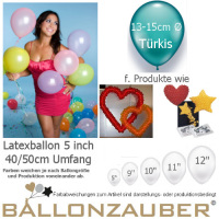 100 Qualitts-Deko-Ballons Trkis