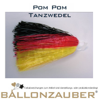 Tanzwedel Deutschland Disco Cheerleader Karneval PomPom 50g