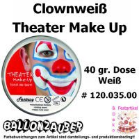 Schminke Theaterschminke Make Up Fettschminke 40g Clownwei Karneval Fasching 