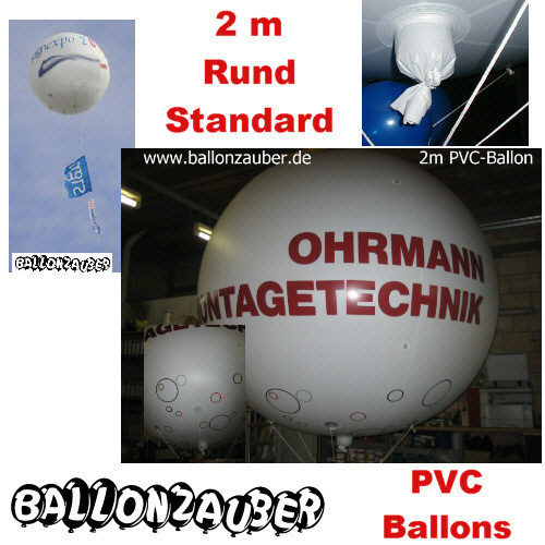 1 Werbeballon mit Befestigung