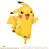 Folienballon Pikachu gelb 90cm = 35inch