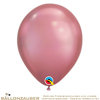 Latexballon Rund rosa Chrome 30cm = 11inch Umf. 95cm