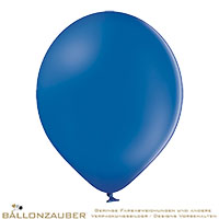 Latexballon Rund Blau Mittelblau Farbe 012 Standard/Pastell 30cm = 11inch Umf. 95cm
