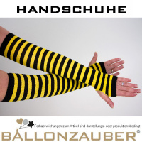 Handschuhe fingerlos Armstulpen Fußball Dortmund schwarz gelb