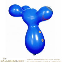 Latexballon Figurenballon Bonzo Hund bunt Länge 70cm 28inch Ballon Luftballon