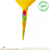 Ballonstab Öko 100 % biologisch abbaubar 1-tlg Spezialkarton Ballonhalter,3D