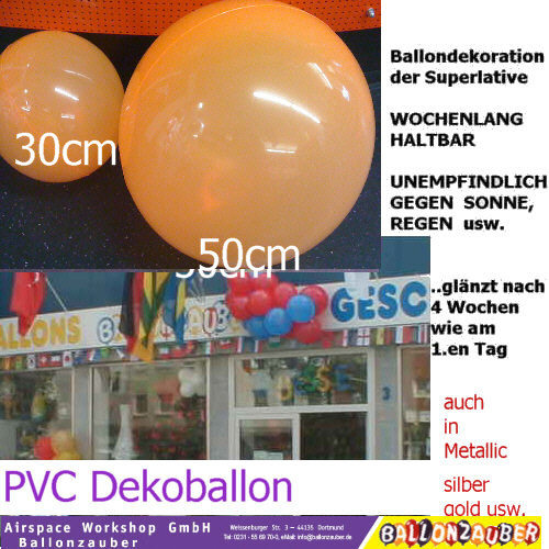 Ballon Dekoballon Dauerdeko PVC