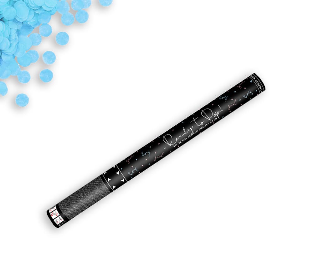 Konfettikanone - Papier Blau - 60cm