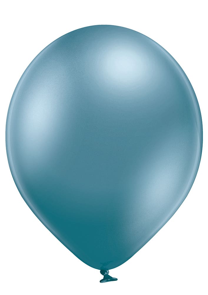 Latexballon - Blau Glossy - 30cm