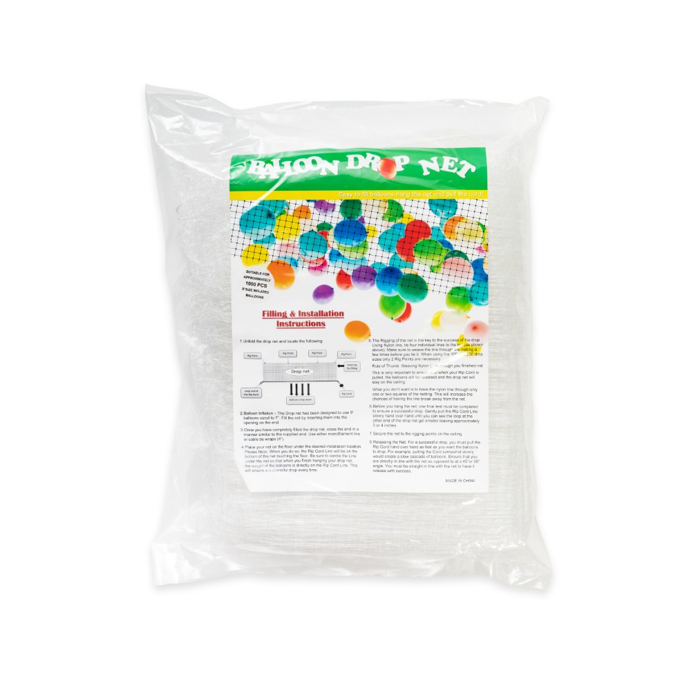 Ballonnetz - Ballondrop - 1.000 Ballons