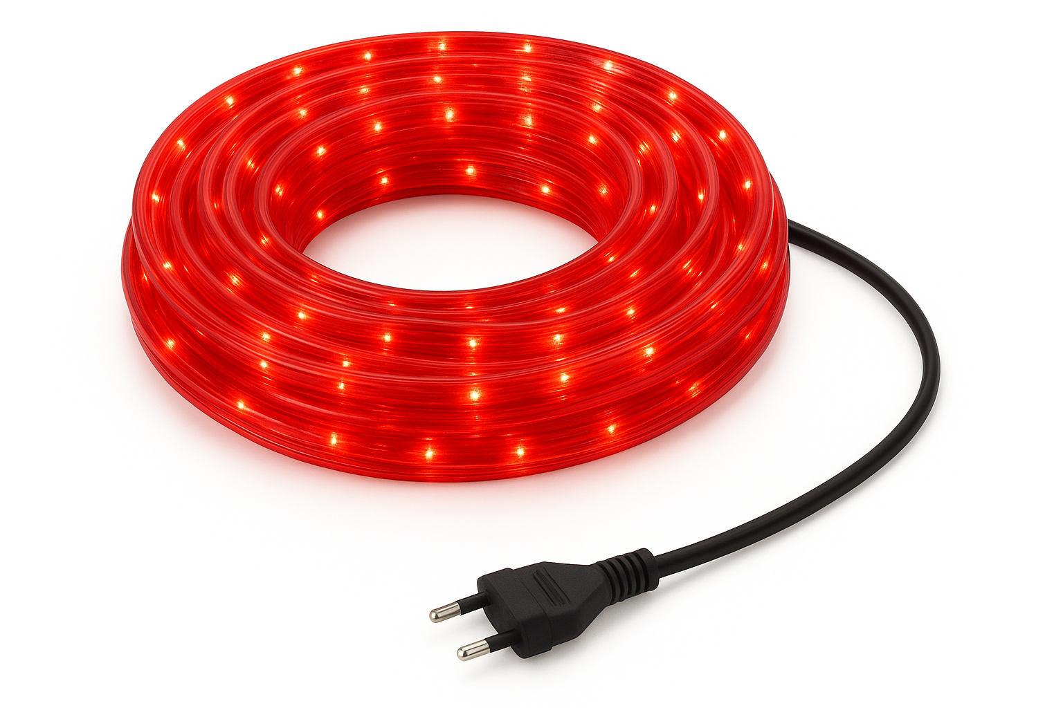 Lichterschlauch, rot, 300cm + 100cm Zuleitung, Stecker