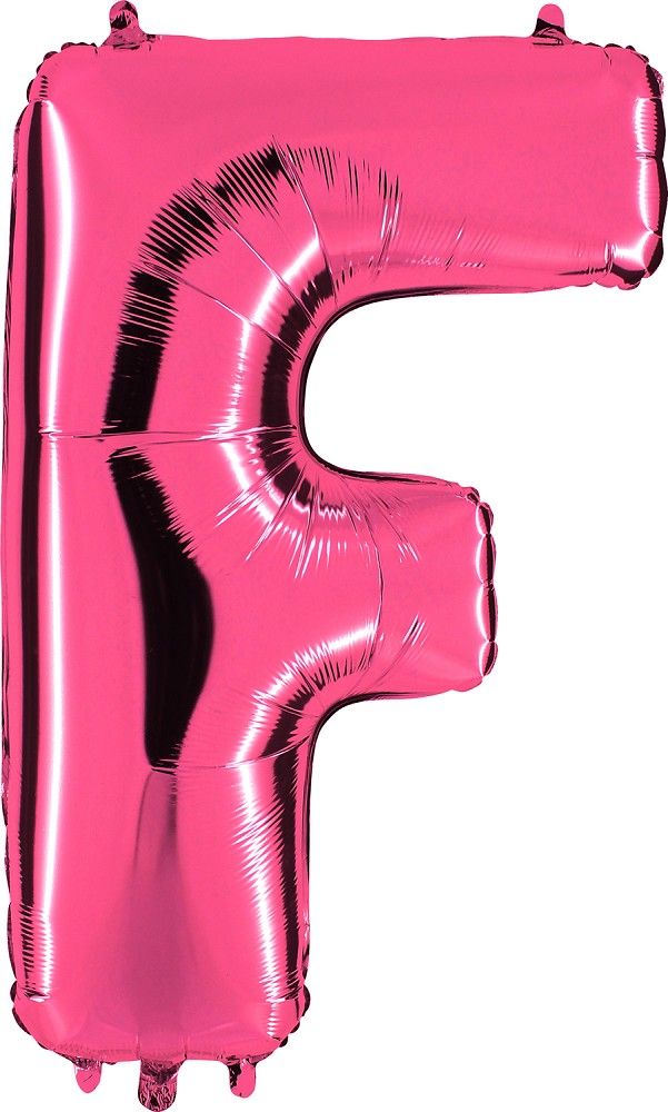Folienballon - Buchstabe F - Pink