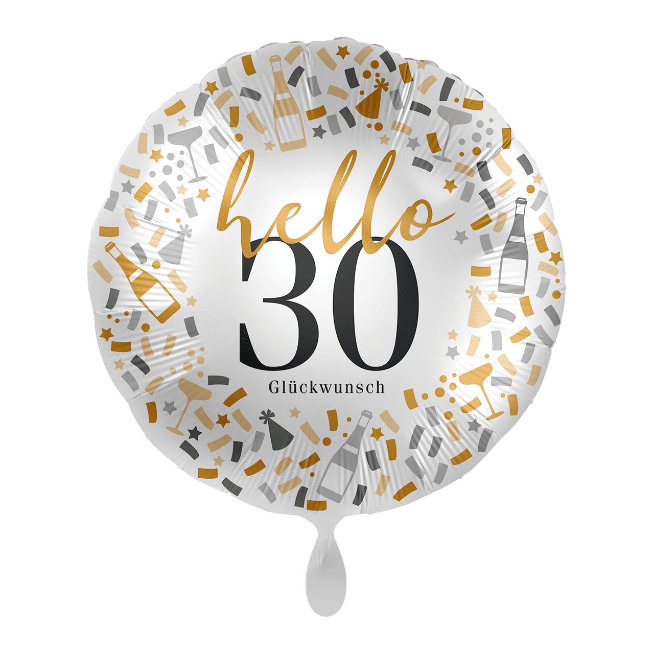 Folienballon - hello 30 - 45cm