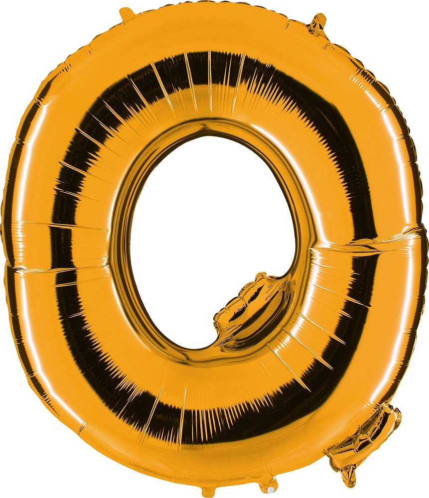Folienballon - Buchstabe Q - Gold