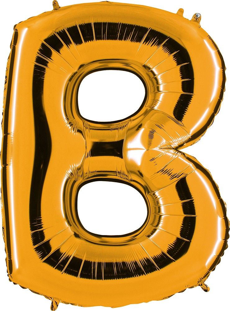 Folienballon - Buchstabe B - Gold 