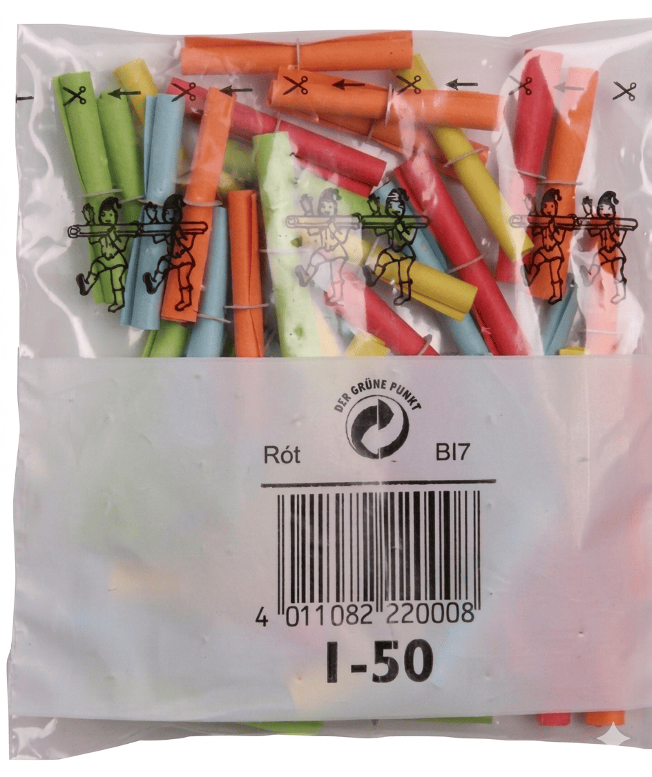 50 Gewinnlose - bunt gemischt