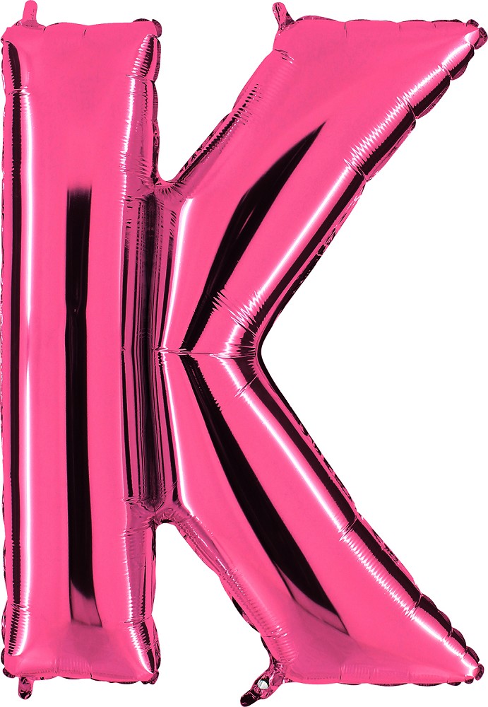 Folienballon - Buchstabe K - Pink 
