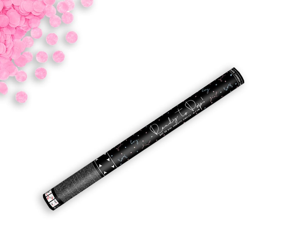 Konfettikanone - Papier Rosa - 60cm