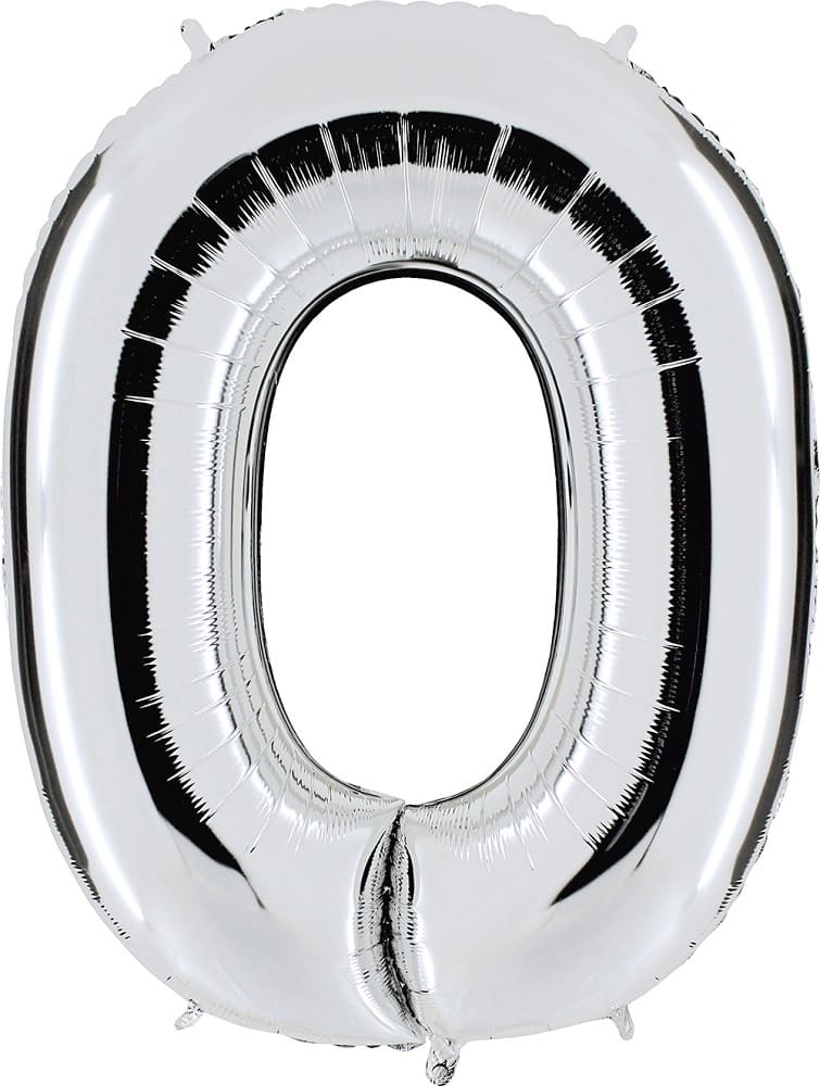 Folienballon - Buchstabe O - Silber