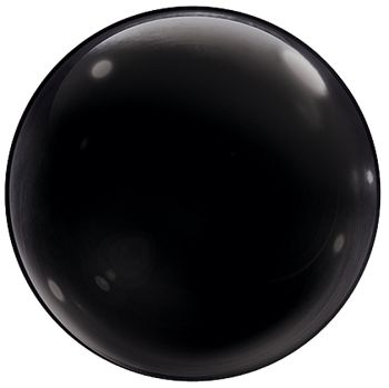 Folienballon - Solid Onyx Deko Bubble - 38cm 