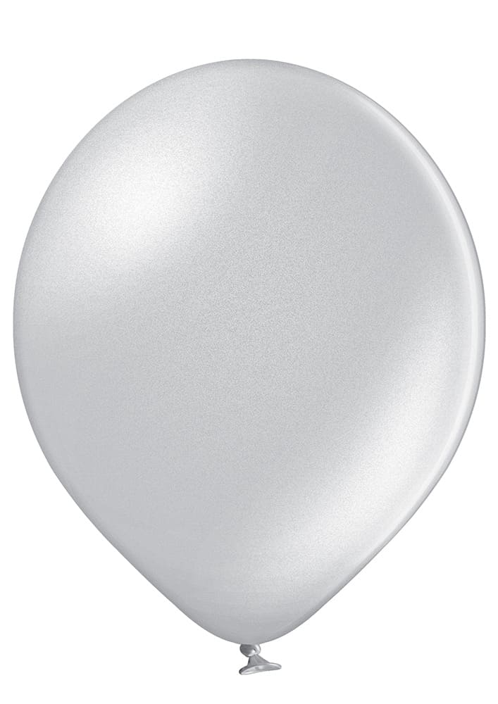 Latexballon - Silber Metallic - 30cm