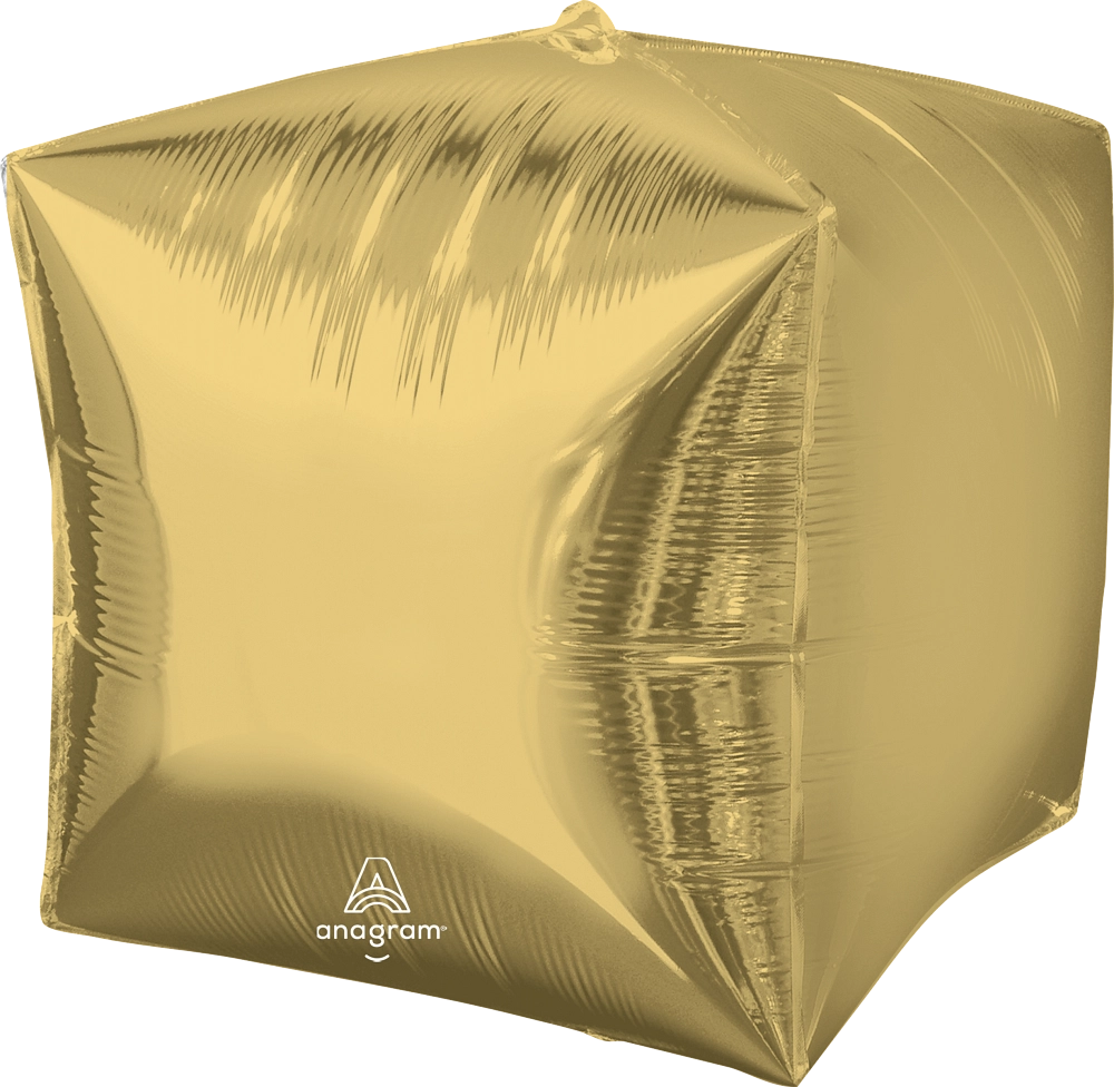 Folienballon - Cubez - Gold - 40cm