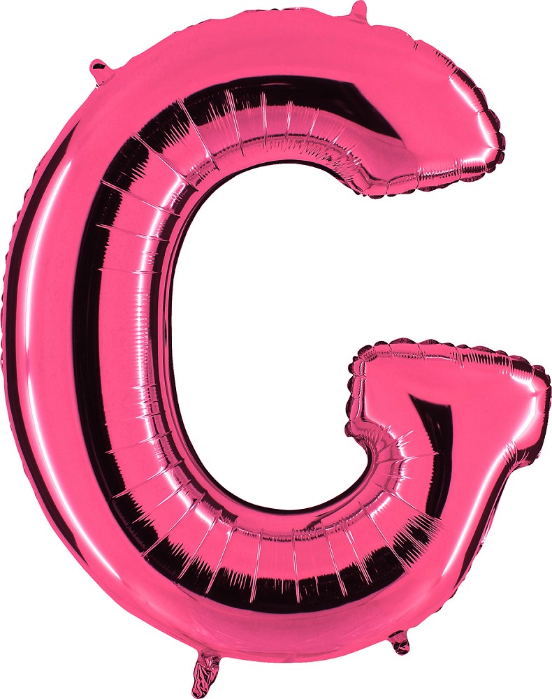 Folienballon - Buchstabe G - Pink 