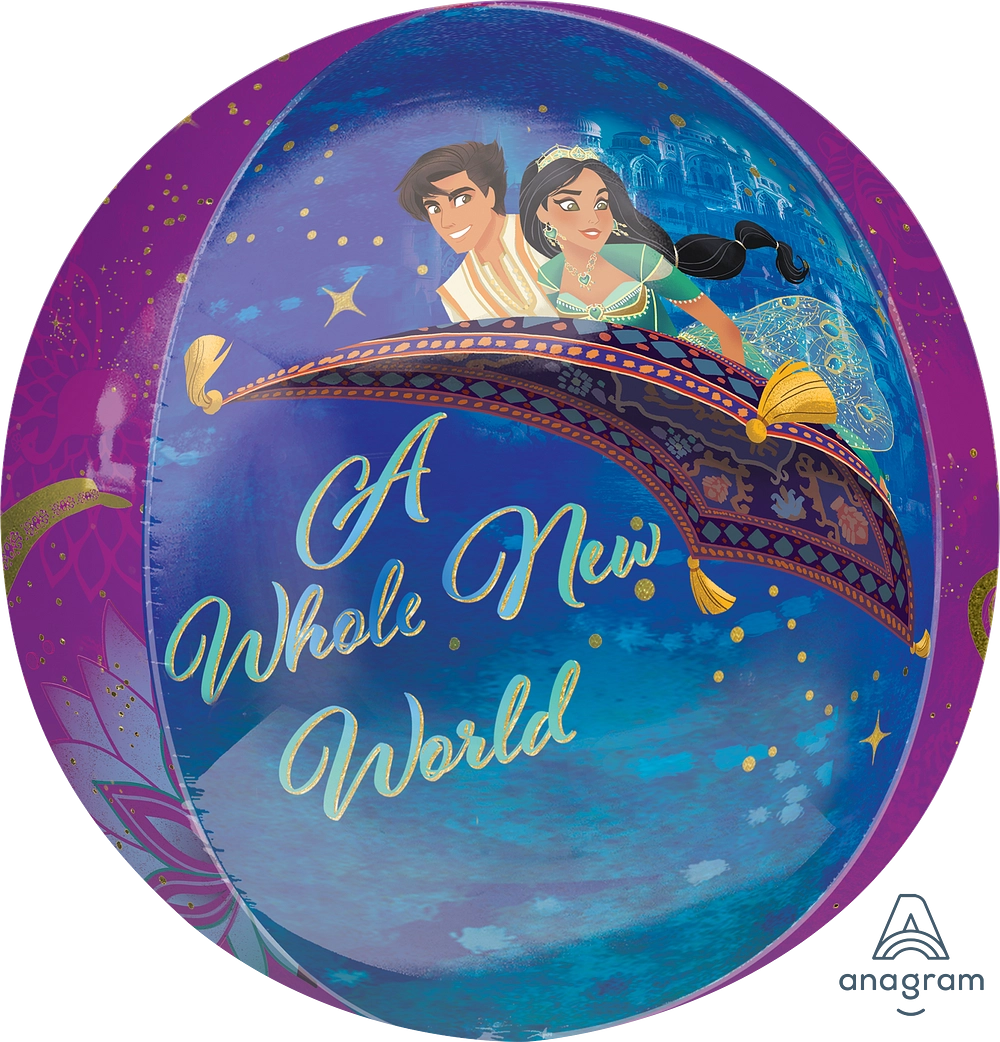Folienballon - Orbz - Aladdin - 40cm 