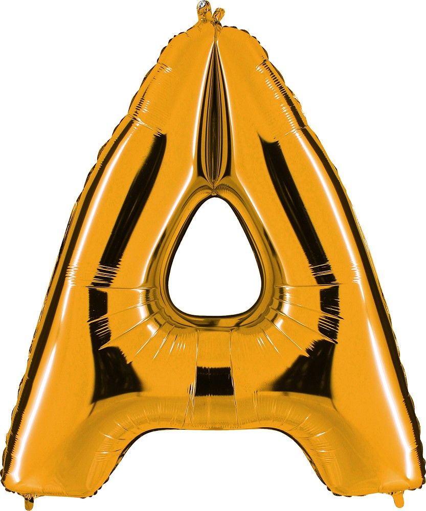 Folienballon - Buchstabe A - Gold 