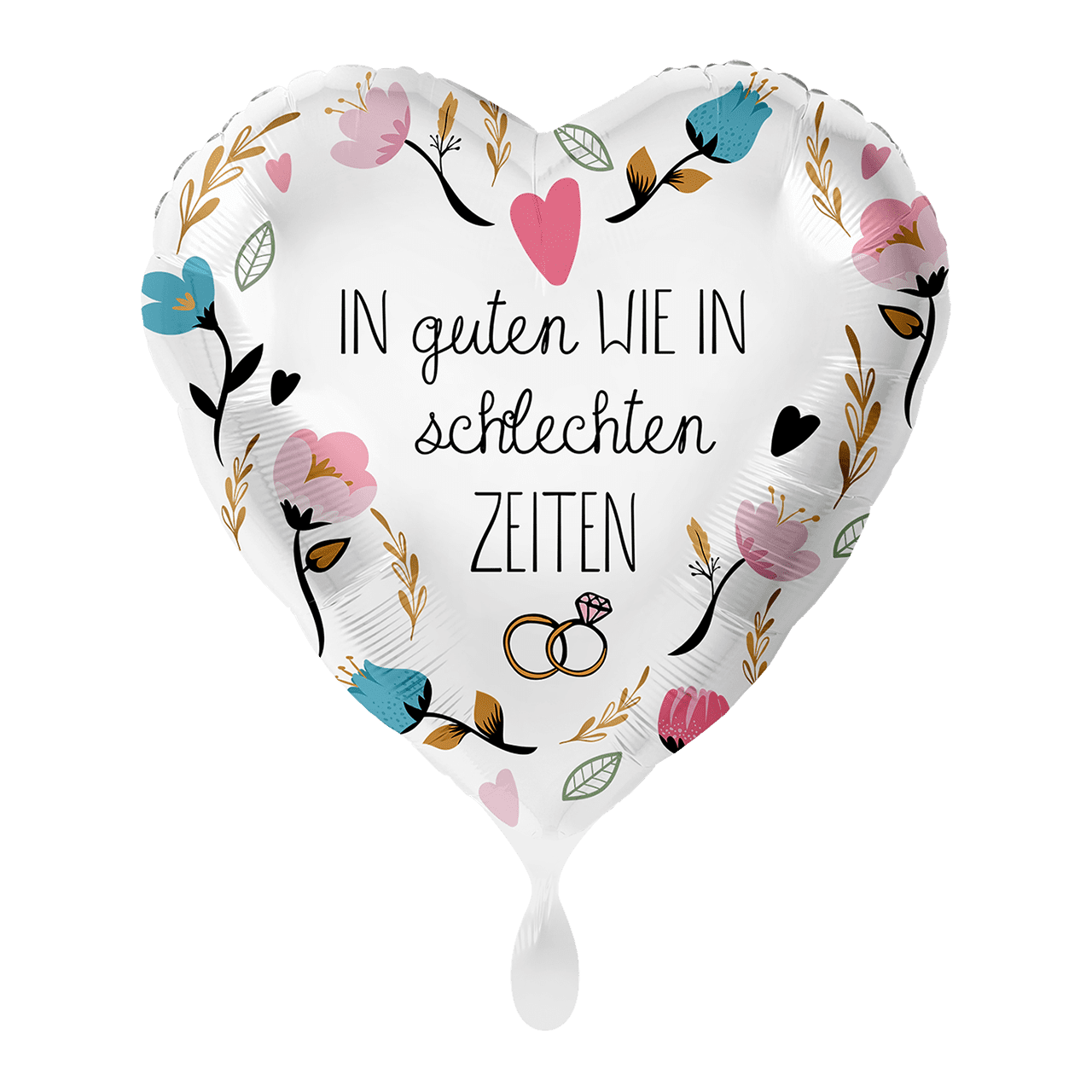 Folienballon - In guten wie in schlechten Zeiten - 45cm