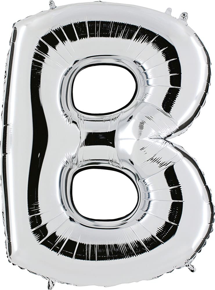 Folienballon - Buchstabe B - Silber