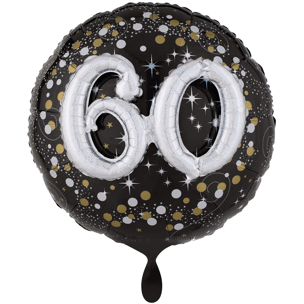 Folienballon - XXL Sparkling Birthday 60 - 81cm 