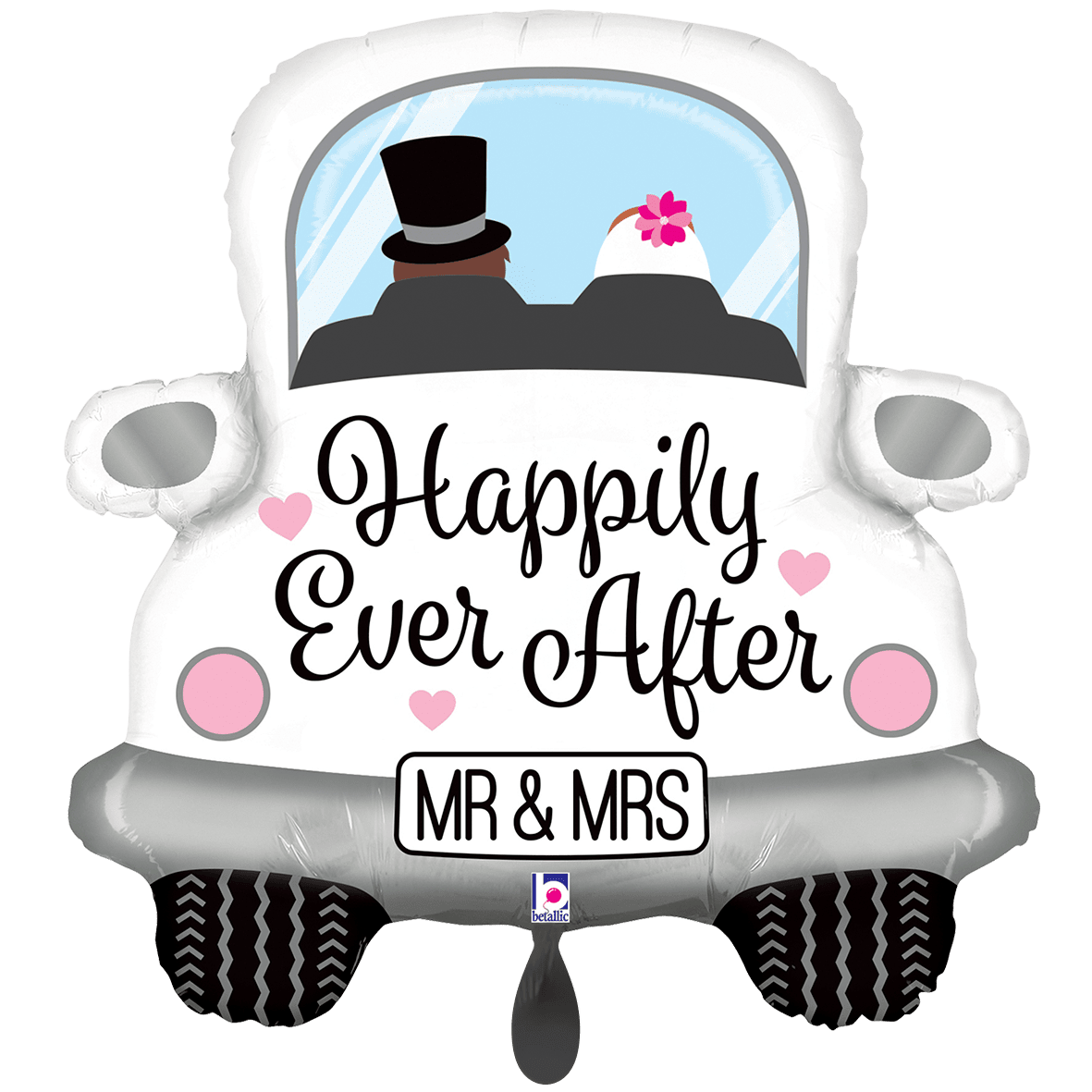 Folienballon - Hochzeitsauto - 78cm 