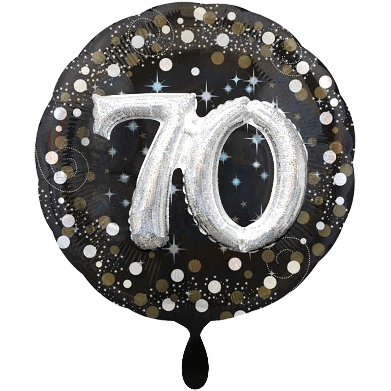 Folienballon - XXL Sparkling Birthday 70 - 81cm