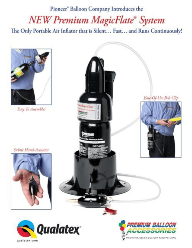 Premium MagicFlate 2 System von Pioneer Balloon Company by Qualatex – Vorführartikel